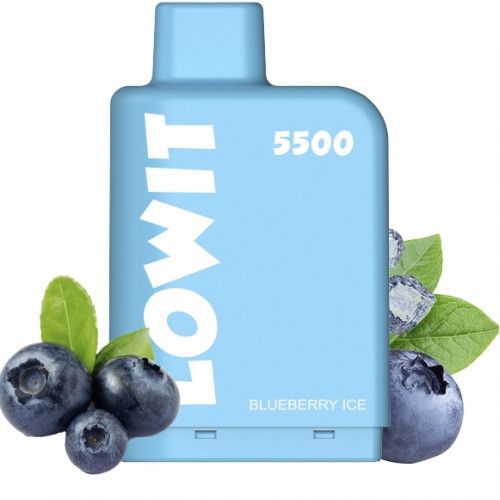 Картридж Elf Bar Lowit 5500 Затяжек Ледяная Черника